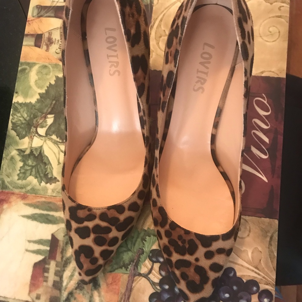 Leopard print shoes